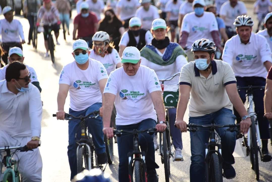 Fun Cycling In Islamabad For A Green Pakistan Initiative